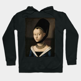 Portrait of a Young Woman - Petrus Christus Hoodie